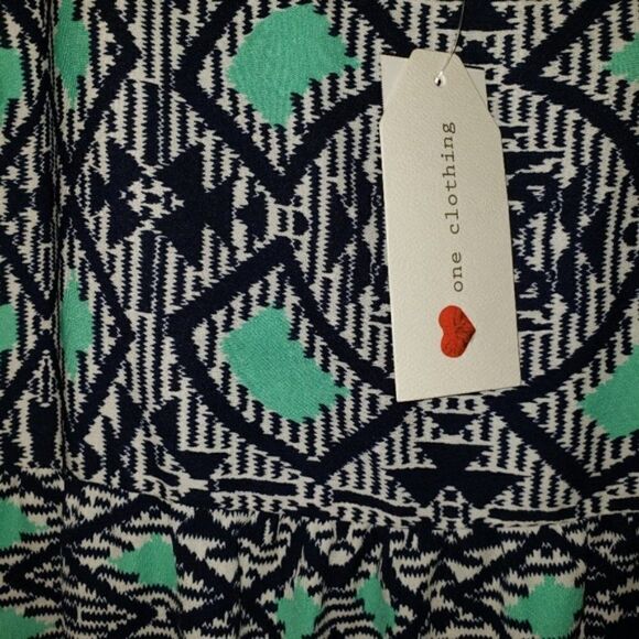 One Clothing Printed Ruffled Babydoll Dress - Picture 2 of 6